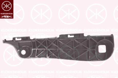 Кронштейн, бампер, пластик KLOKKERHOLM 8179931