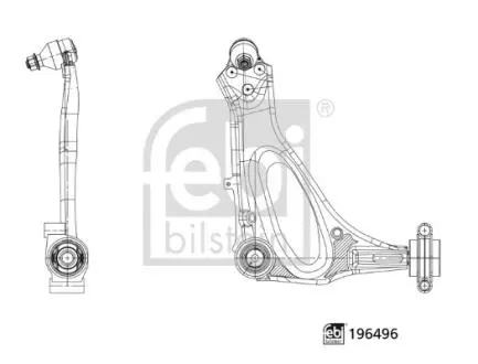 Фото автозапчасть FEBI BILSTEIN 196496 Автозапчасть FEBI BILSTEIN 196496