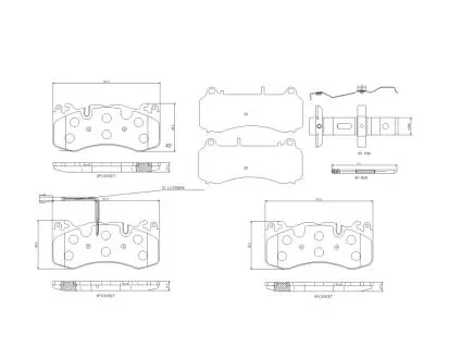 Автозапчасть BREMBO P48005