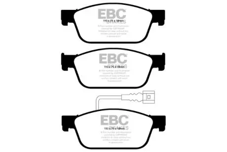 Автозапчасть EBC DP42096R
