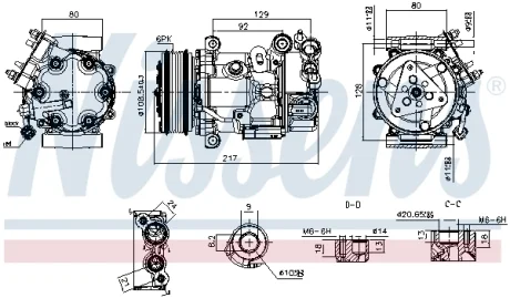 SPREZARKA KLIMATYZACJI NISSENS 890979