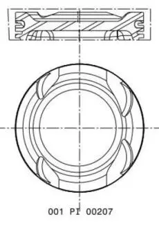 TŁOK KPL. MAHLE / KNECHT 001PI00207000