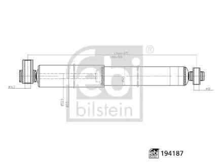 AMORTYZATOR TYL L/P FEBI BILSTEIN 194187