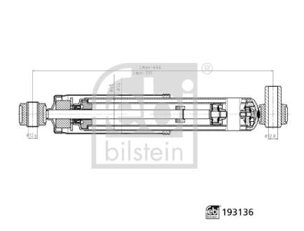 AMORTYZATOR TYL L/P FEBI BILSTEIN 193136