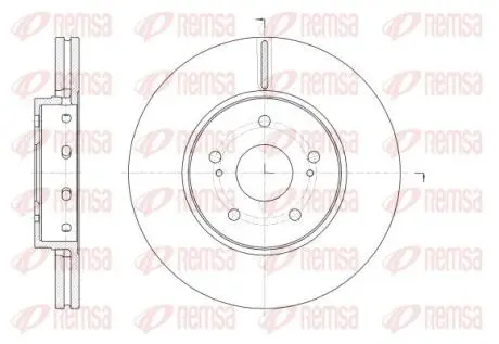 TARCZA HAMULCOWA 62513.10 SZT REMSA 6251310
