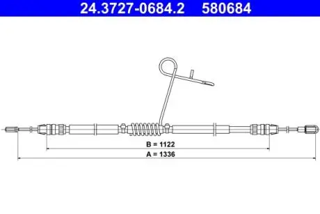 LINKA HAM. FORD TRANSIT V363 2.0 17- ATE 24372706842