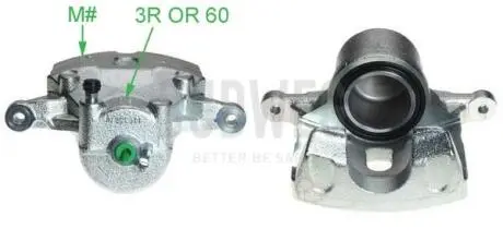 CZESCI SAMOCHODOWE ZACISK HAMULCOWY AXIA SZT AXIA AXIA Brake Calipers 394527