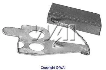 Фото щітка генератора WAI 38-107 Щітка генератора WAI 38-107