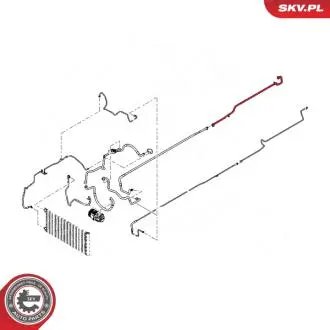 PRZEWOD KLIMATYZACJI SKV GERMANY 54SKV698