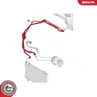 PRZEWOD KLIMATYZACJI SKV GERMANY 43SKV591