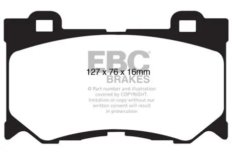 Автозапчасть EBC DP41823R