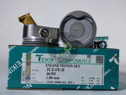 Поршни ремонт (+1.00мм) (к-кт на мотор) 2UZ-FE с 2005-- TEIKIN 46395100