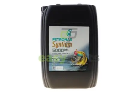 Олива 5W30 SYNTIUM 5000 DM (20L) (MB 229.51/MB 229.52/VW 505.00/505.01/LL-04/RN0700/RN0710) Petronas 70957R41EU