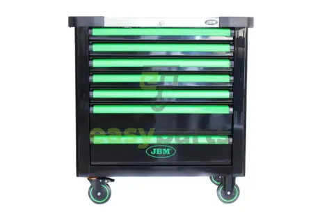 Візок з інструментами 7 секцій 199 од. (зелений)(незначне пошкодження) JBM DSC_53912