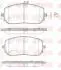 Колодки гальмівні (передні) MB A-class (W177)/B-class (W247)/G-class (W463) 18-/GLA/GLE-class 19- REMSA 182600 (фото 1)