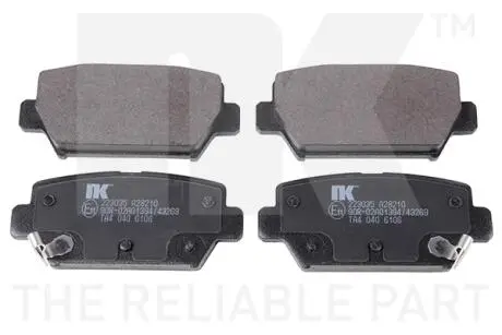 Brake Pad Set, disc brake NK 223035