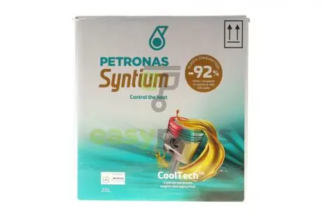 Олива 0W20 SYNTIUM 7000 DME (20L) (MB 229.71/MB 229.72) (API SP) (ILSAC GF-6A/ACEA C6) упаковка BiB Petronas 70716RY1EU (фото 1)