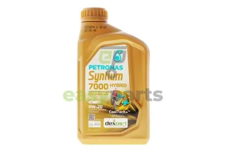 Олива 0W20 SYNTIUM 7000 HYBRID (1L) (API SP/ILSAC GF-6A) (GM dexos1 Gen 3/Ford WSS-M2C962-A1) Petronas 70803E18EU
