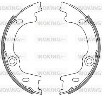Колодки тормозные WOKING Z4630.00