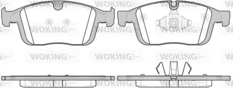 Колодки гальмівні WOKING P17893.00