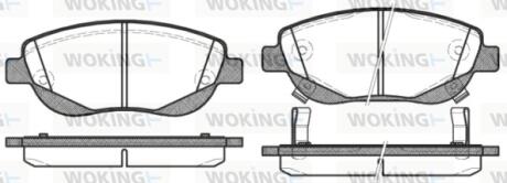 Колодки гальмівні WOKING P15483.02