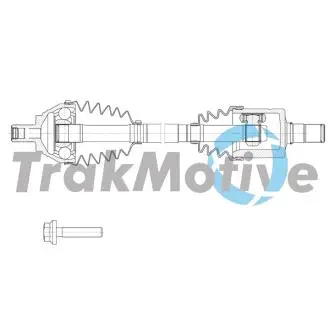 AUDI Напіввісь передн. лів. Q3 (F3B) 35 TDI 18-, SEAT ATECA 2.0 TDI 4Drive 16-, VW PASSAT ALLTRACK B8 Variant 2.0 TDI 4motion 15-, SKODA KODIAQ I (NS6, NS7, NV7) 2.0 TDI 16-, CUPRA TRAKMOTIVE 30-2177