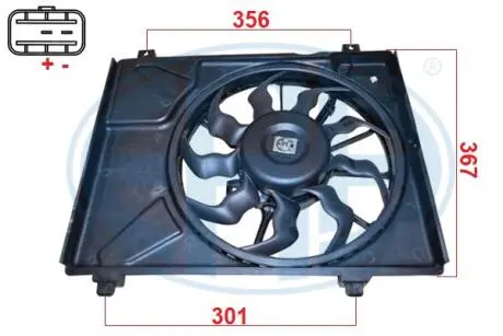 Fan, engine cooling ERA 352145 (фото 1)