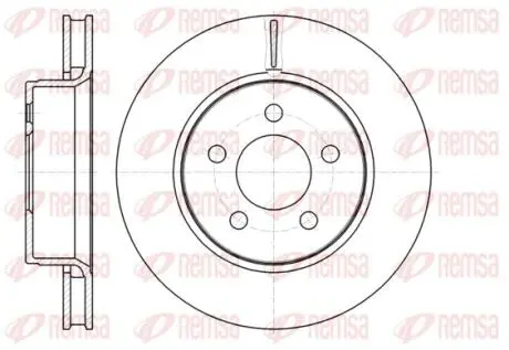 Гальмівний диск REMSA 6130110
