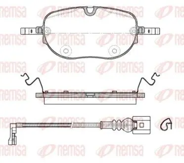 Автозапчасть REMSA 196301