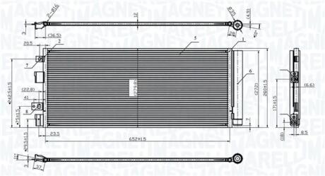 Condenser MAGNETI MARELLI 350203170000