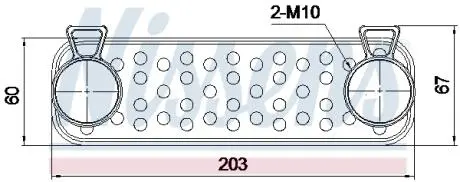 Охолоджувач оливи AVA COOLING AU3362