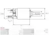 AUTOMAT ROZRUSZNIKA BRAND NEW STARTER MOTOR SOLENOID AS-PL SS6140S (фото 4)