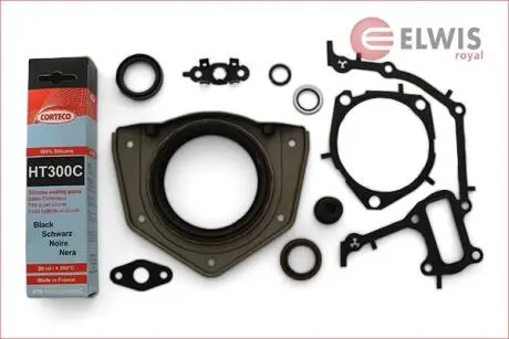 Комплект прокладок (нижний) Fiat Doblo/Opel Combo 1.6/2.0D 10- Elwis Royal 9525101