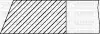 Комплект поршневих кілець (на 1 поршень) (71,01/+0.50) (1,2/1,2/2,0) AUDI A1/A3 1.2TFSI, SKODA Fabia 1.2TSI, VW Golf/Polo/ Touran 1,2TSI (Бензин, 4ц) Yenmak 91-09106-050 (фото 2)