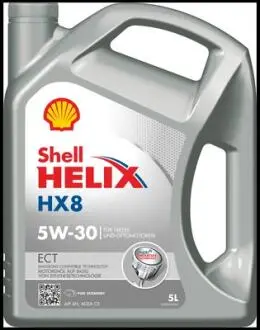 Фото helix HX8 ECT 5W-30 5 л. SHELL 550050228 Helix HX8 ECT 5W-30 5 л. SHELL 550050228