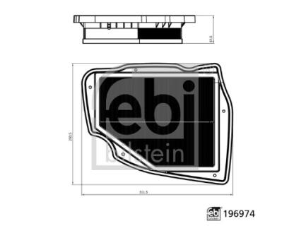 Фільтр повітряний FEBI BILSTEIN 196974