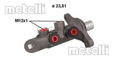 Циліндр гальмівний (головний) Renault Megane III/Scenic IIIi 08- (d=23.81mm) Alu Metelli 05-0876