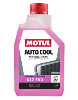 1л AUTO COOL G12 EVO -37°C Концентрований антифриз фіолетовий MOTUL 112650