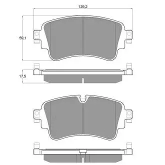 Фото 1 - гальмівні колодки дискові STARLINE BD S998 Гальмівні колодки дискові STARLINE BD S998 (фото 1)