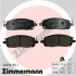 Гальмiвнi колодки дисковi переднi ZIMMERMANN 268381901 (фото 1)