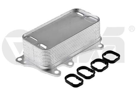 Радиатор масляный с прокладкой BMW 1, 2, 3, 4, 5, X1, X3, X5 (04-21) Vika 19786401