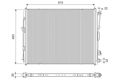 Chłodnica Valeo 701308