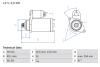 Стартер BOSCH 0986025070 (фото 1)