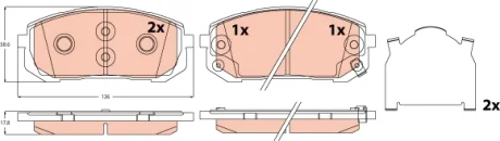 Автозапчасть TRW GDB2560