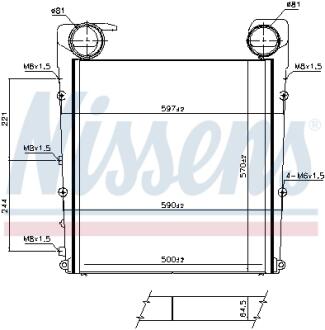 Автозапчасть NISSENS 961552