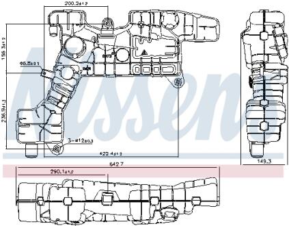Автозапчасть NISSENS 996071