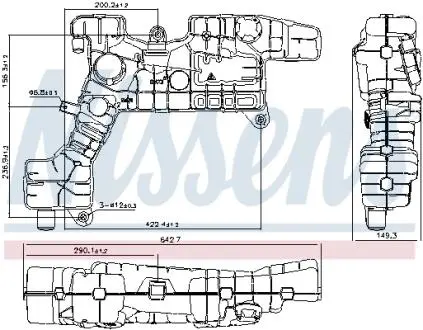 Автозапчасть NISSENS 996071