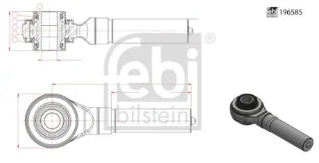 Автозапчасть FEBI BILSTEIN 196585