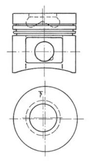 Поршень KOLBENSCHMIDT 91260620