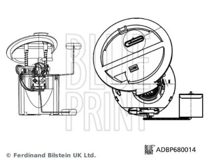 POMPA PALIWA ELEKTRYCZNA MODUL BLUE PRINT ADBP680014